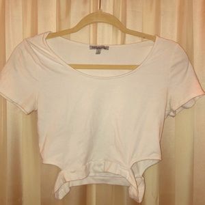Shirt crop top